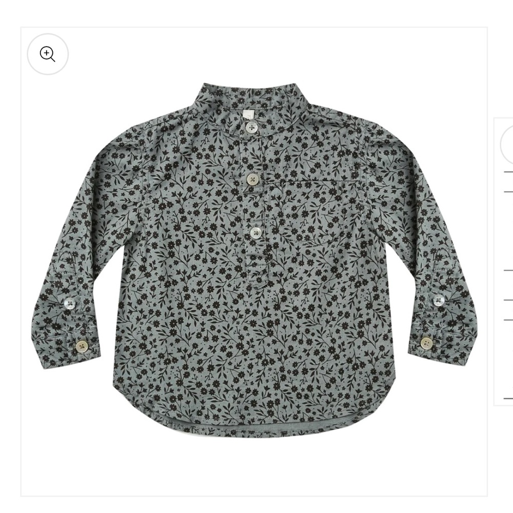 Rylee & Cru Mason Shirt, Indigo Meadow